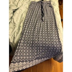 Patterned Maxi Skirt